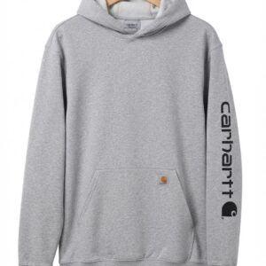 Polerón Carhartt con Capucha - Gris Melange (Talla XL)